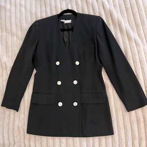 100% Super Soft Wool Anne Klein 2 Suit Jacket! Fully Lined!